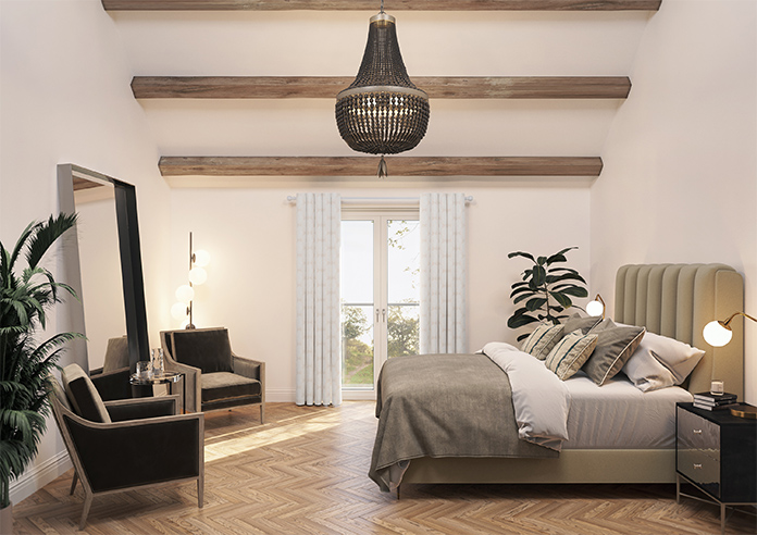 Gentle Palm, Natural - Made to Measure Curtains - Image 14
